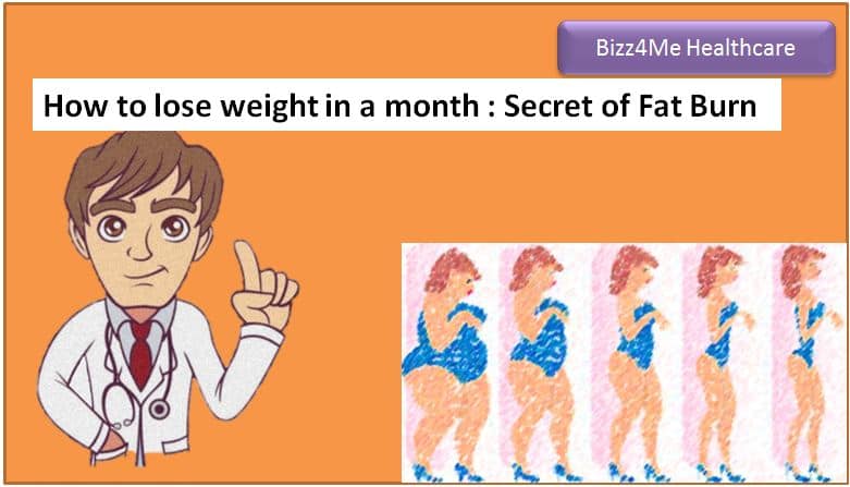 How to lose weight in a month , Secret of Fat Burn