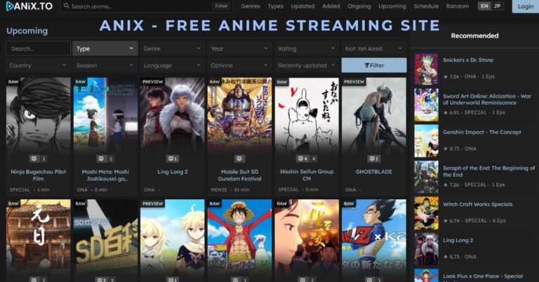 Anix ShutDown Alternatives - Free Anime Streaming Site